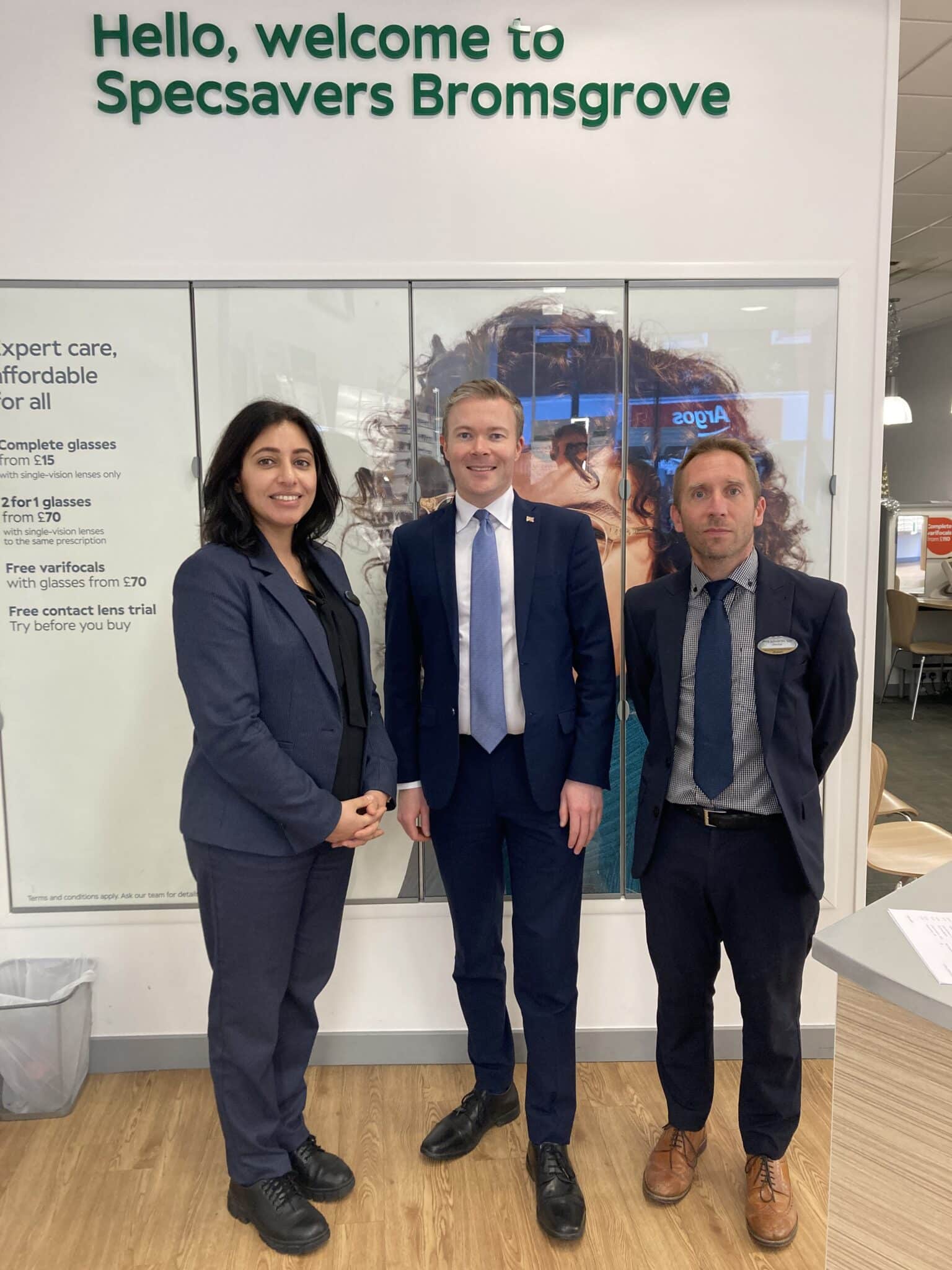 MP Bradley Thomas meets eye and ear care experts caring for local people and supporting the NHS