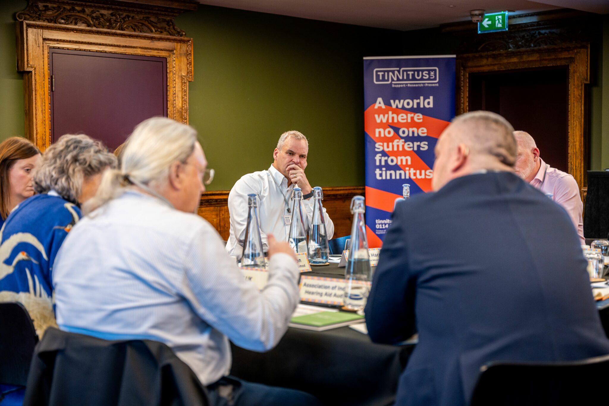 Gordon Harrison at Tinnitus UK Roundtable