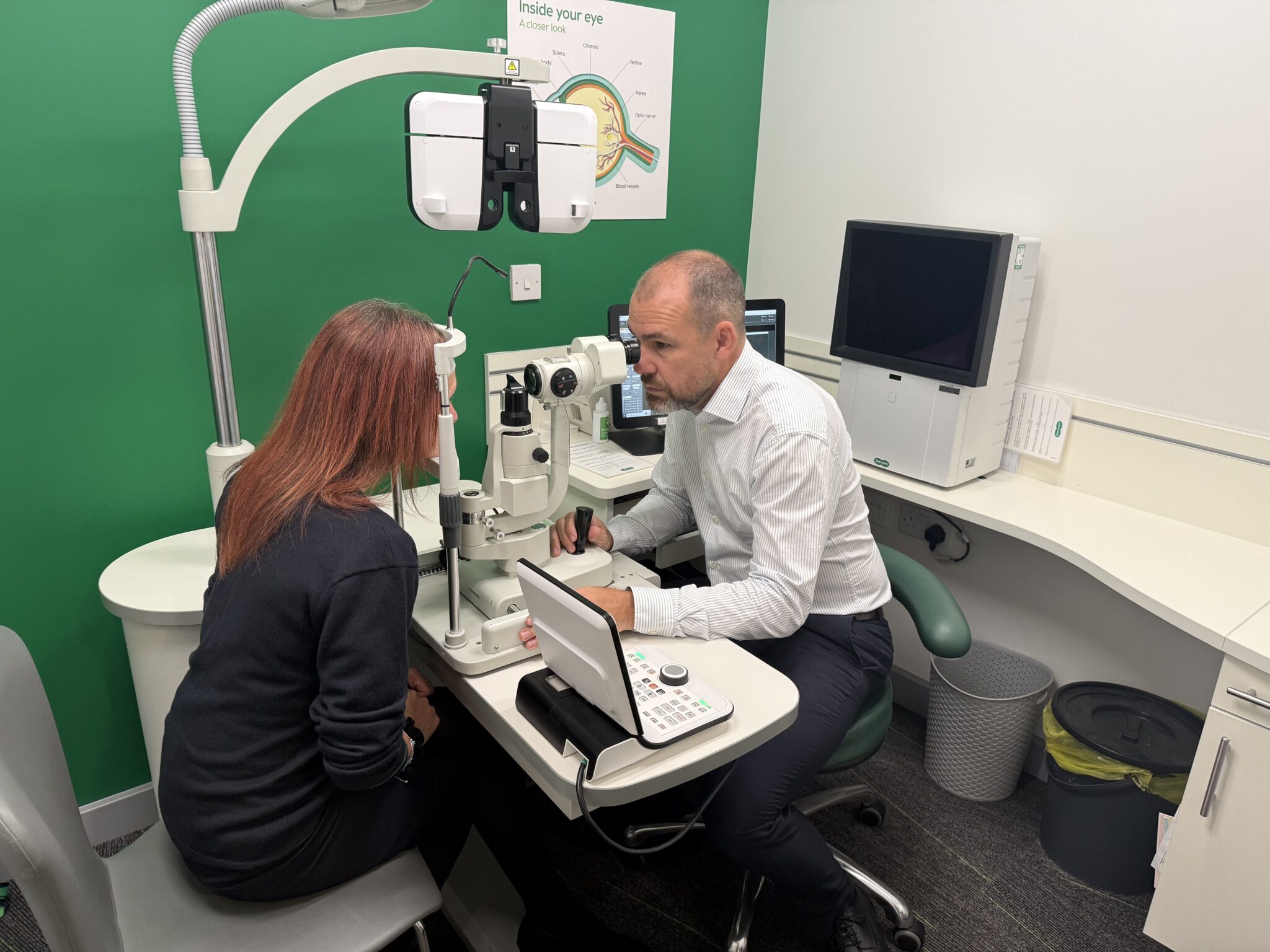 Greater Manchester optometrist Matthew Thornton.