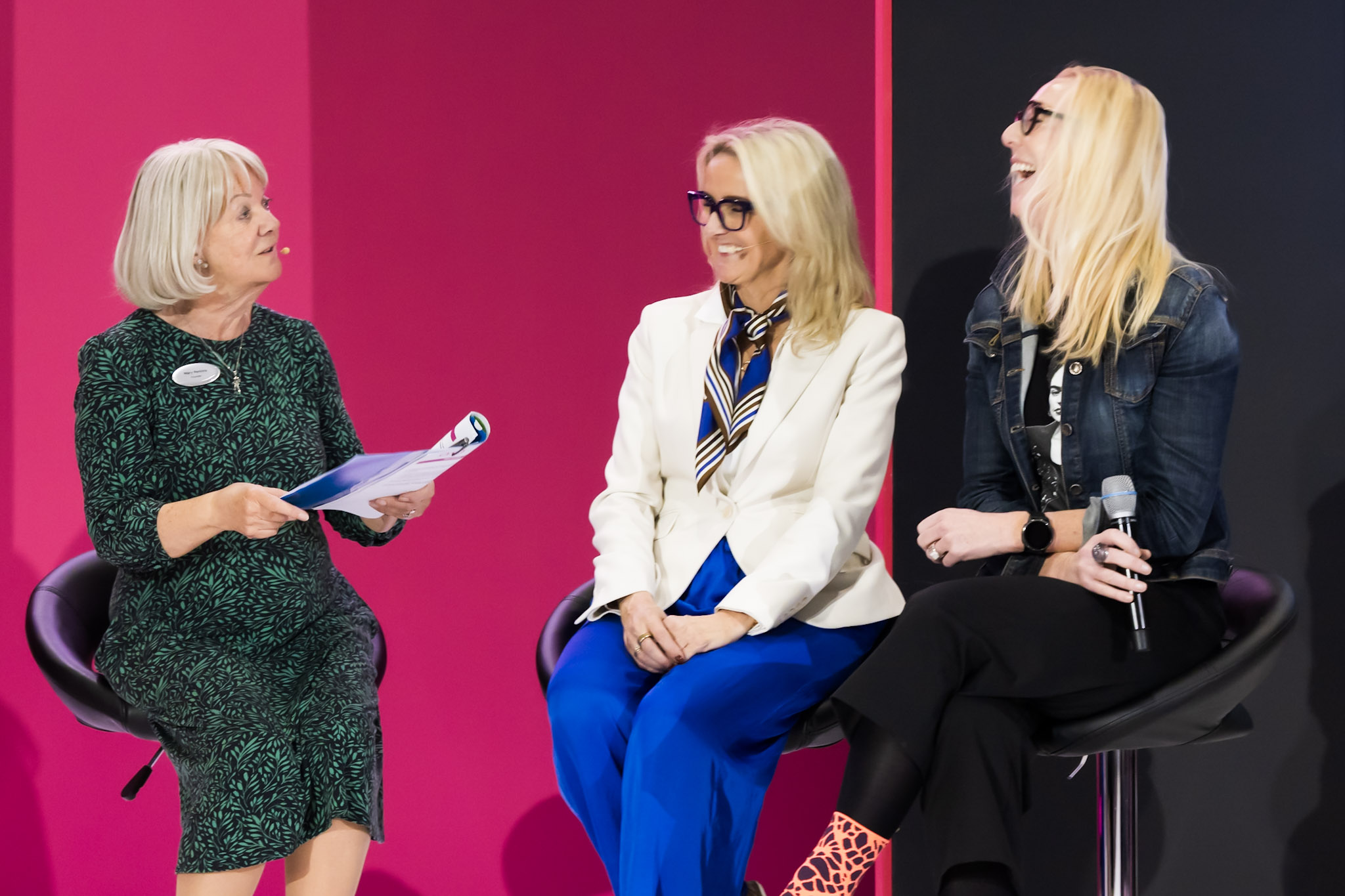 Dame Mary, Jayne Abel, Caroline Casey