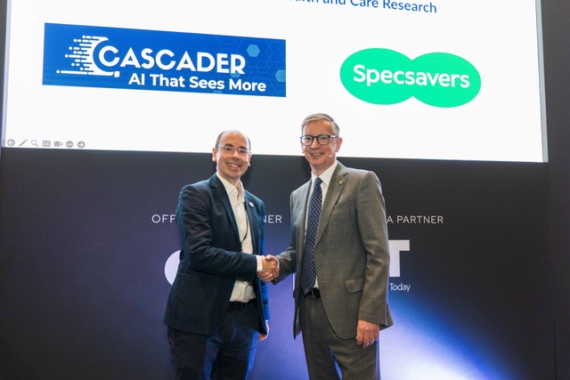 Specsavers and Cascader have announced a partnership exploring use of AI in community optometry.