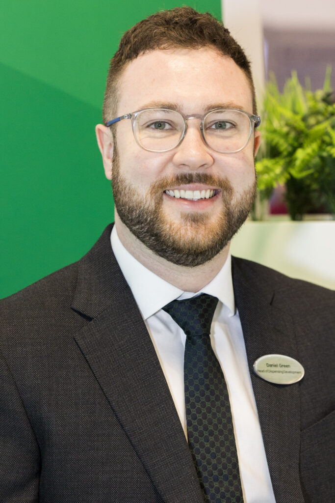 Dan Green, head of dispensing development, Specsavers