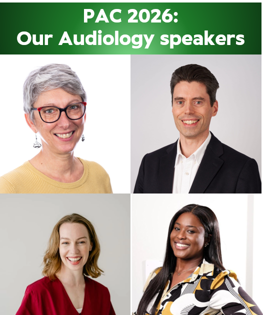 PAC 2026 – Audiology keynote speakers announced PAC 2026 – Audiology keynote speakers announced